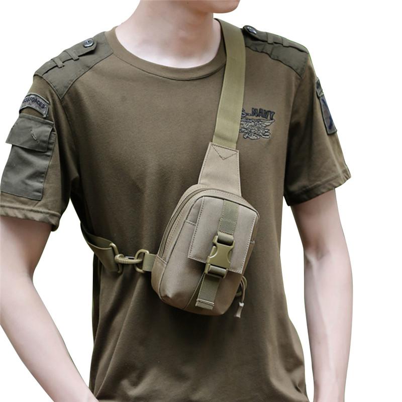 

Women Men Sling Waist Pack Pure Camouflage Multipurpose Lightweight Crossbody Shoulder Bag with Zipper Unisex Outdoor Fanny Pack, Black