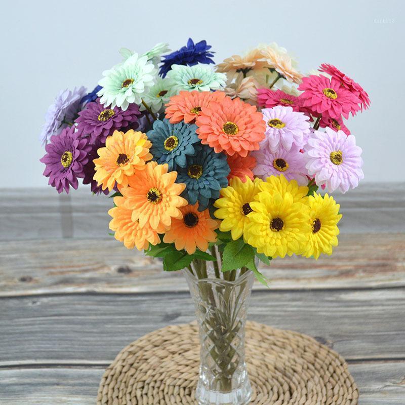 

Model 5 Head Francis Chrysanthemum Gerbera Single Stem Little Daisy Imitation Flowers Calliopsis Francois Spent Foreign Trade Ex1, Orange