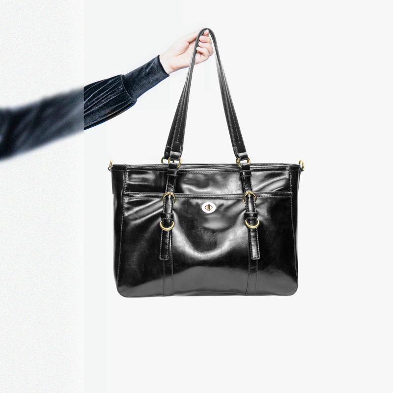 

Brand design luxury ladies bucket shoulder bag single shoulder large capacity messenger broadband female solid color handbag, Simple black