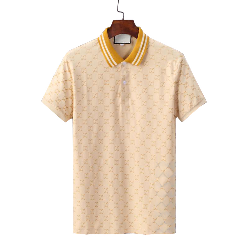 

2021 Mens Polo Shirts Luxury Italy Men Clothes Short Sleeve Fashion Casual Men's Summer T Shirt Many colors are available Size M-XXXL