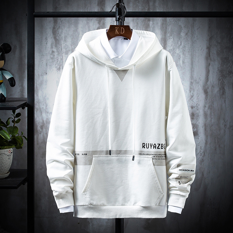 

2021 New Spring Letter Print Hoodies Mens Sweatshirts Hiphop Punk Streetwear Casual Pullover Zqq4, Beige