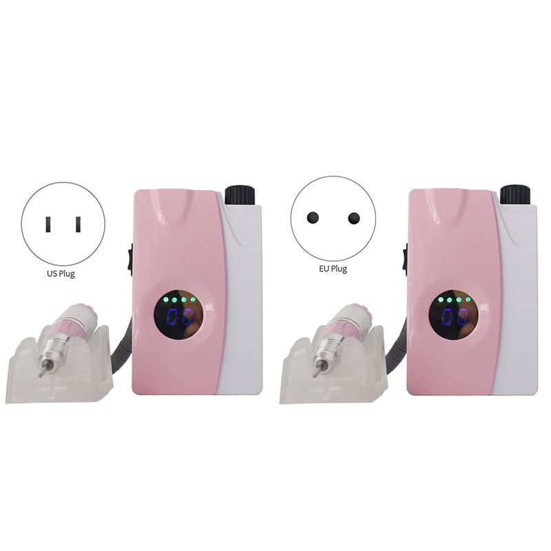 

25000RPM Portable Electric Nail Boring Machine, Rechargeable Wireless Nail Pedicure for Equipment