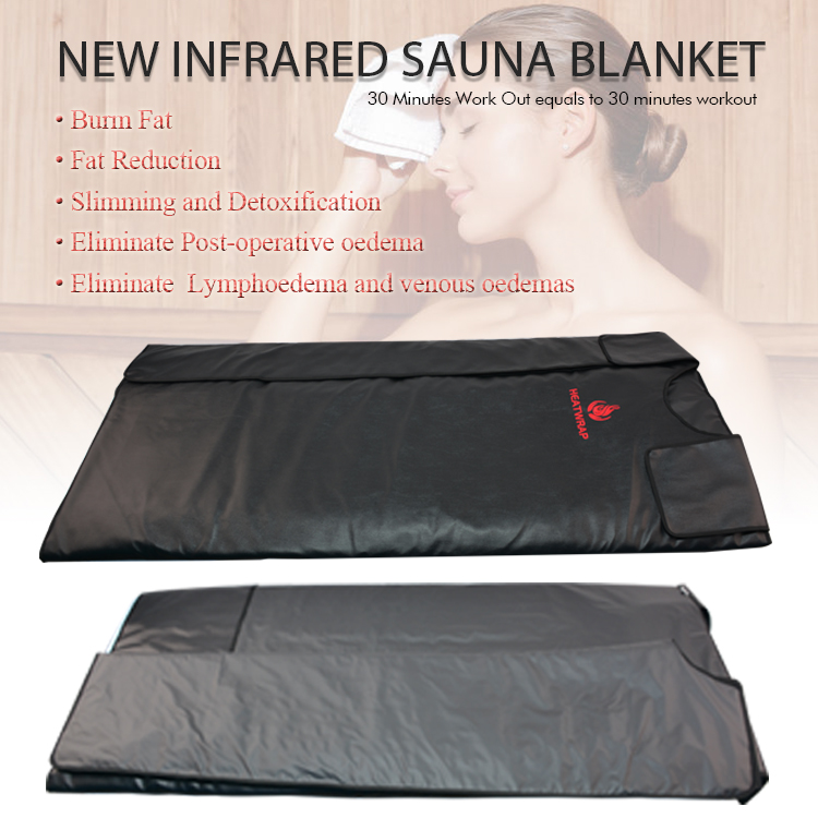 

Single heating zone far Infrared Sauna Blanket Body Slimming Body Wrap Portable Sauna Blanket lymphatic drainage slimming machine