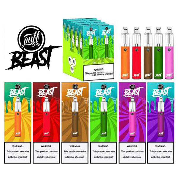 

Puff Labs Beast Bar Disposable e cigarettes kit 1500Puffs Vape Pen 5.0ml Pre-Filled Pods Cartridge Vapor Top Level Battery Sub Ohm Coil eCigs Vaporizer, Contact us for colors