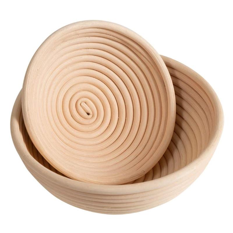 

Baskets Nordic Storage Natural Rattan Oval Indonesian Bread Hand Woven Gift
