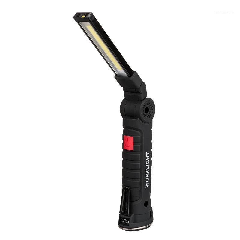 

COB LED 5 Modes USB Rechargeable Work Inspection Light Torch Lanterna With Hanging Hook&Magnetic1