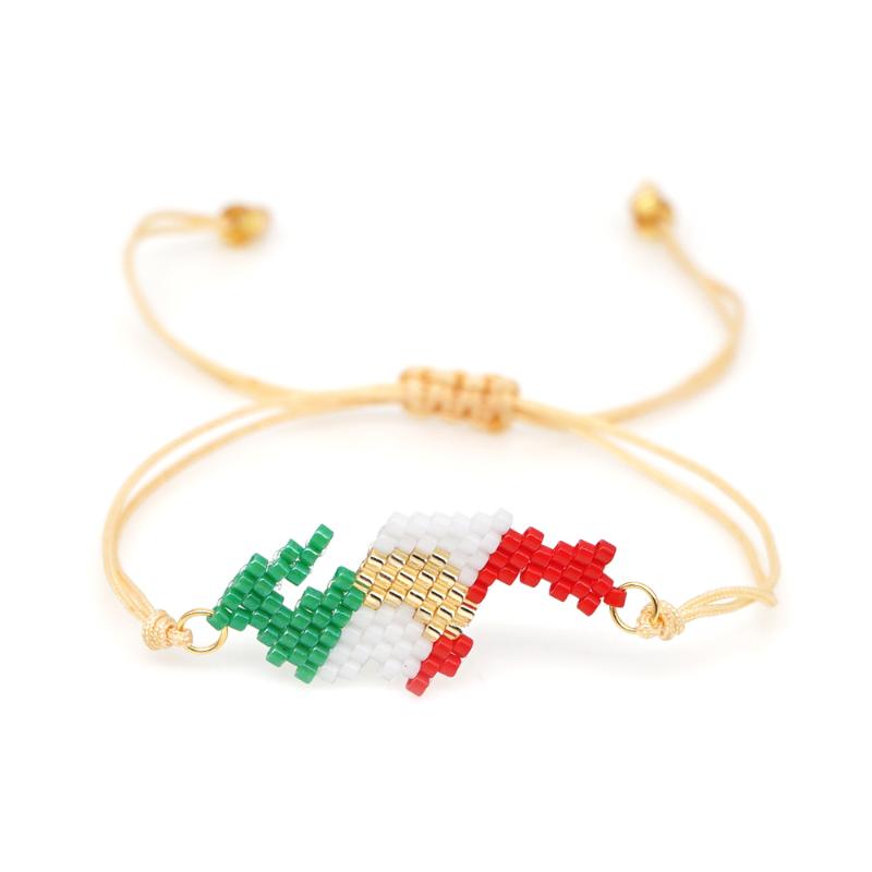 

Charm Bracelets Go2boho Miyuki Bracelet For Women Jewelry Mexican Flag 2021 Fashion Pulseras Mujer Moda Handmade Bead Jewellery Gift