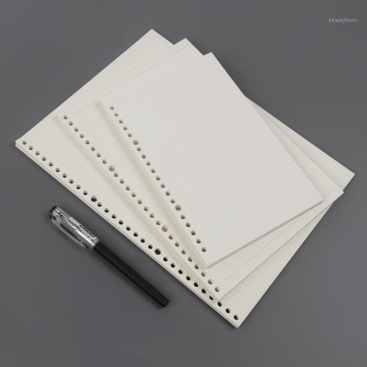 

MaoTu 90 Sheets/Pack Loose Leaf Filler Paper A4 for Spiral Notebook Refills Ring Binder 4/30-Hole Dot Grid Ruled School Notebook1