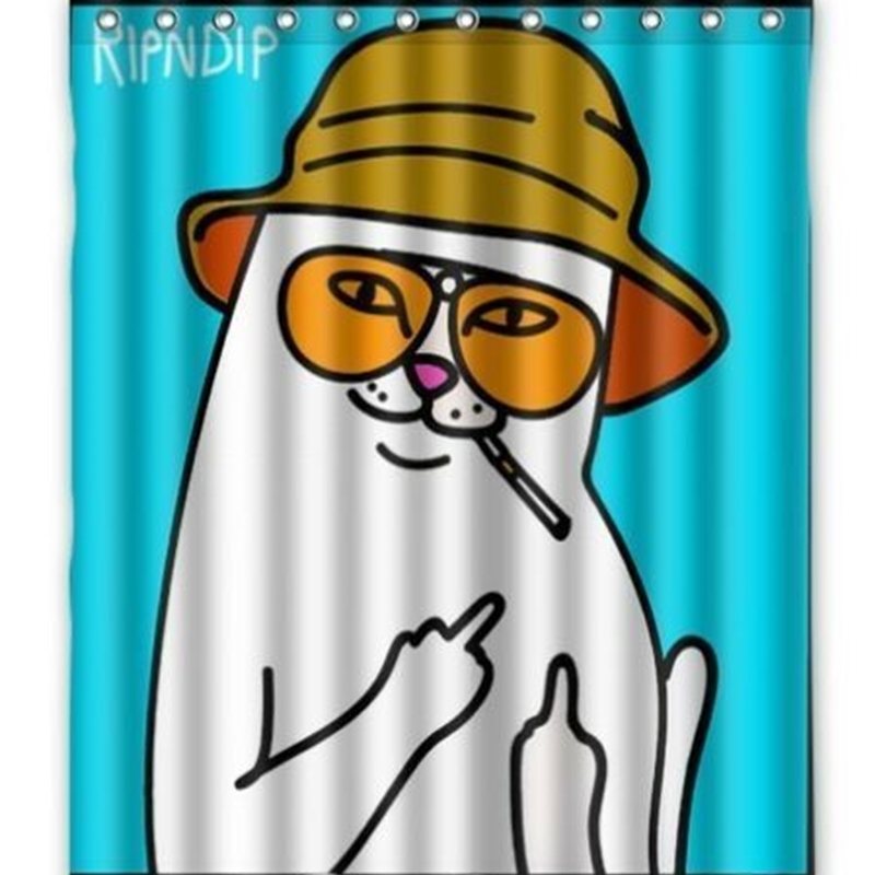 

Rip N Dip Custom Bathroom Shower Curtain Y200108