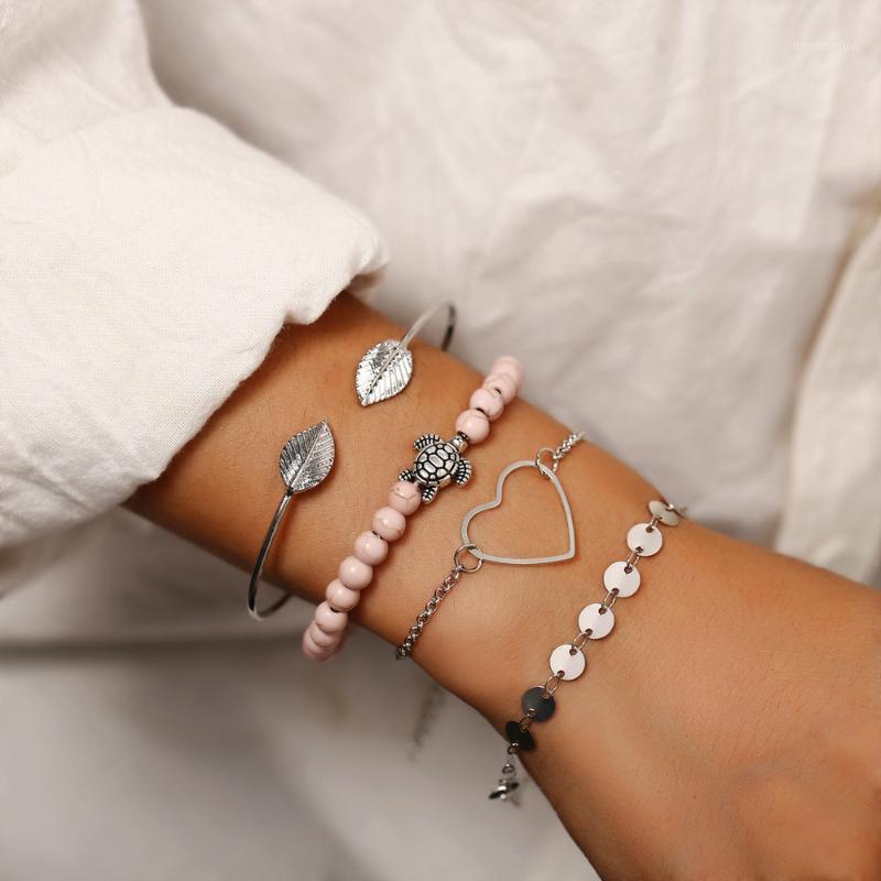 

leaves bracelet set 4 piece set1