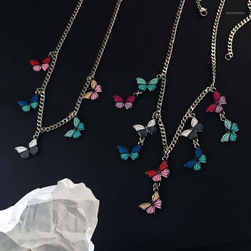 

Cute Sweet Hip-hop Butterfly Necklaces for Women Stainless Steel Chain Fashion Statement Pendant Necklace Jewelry1