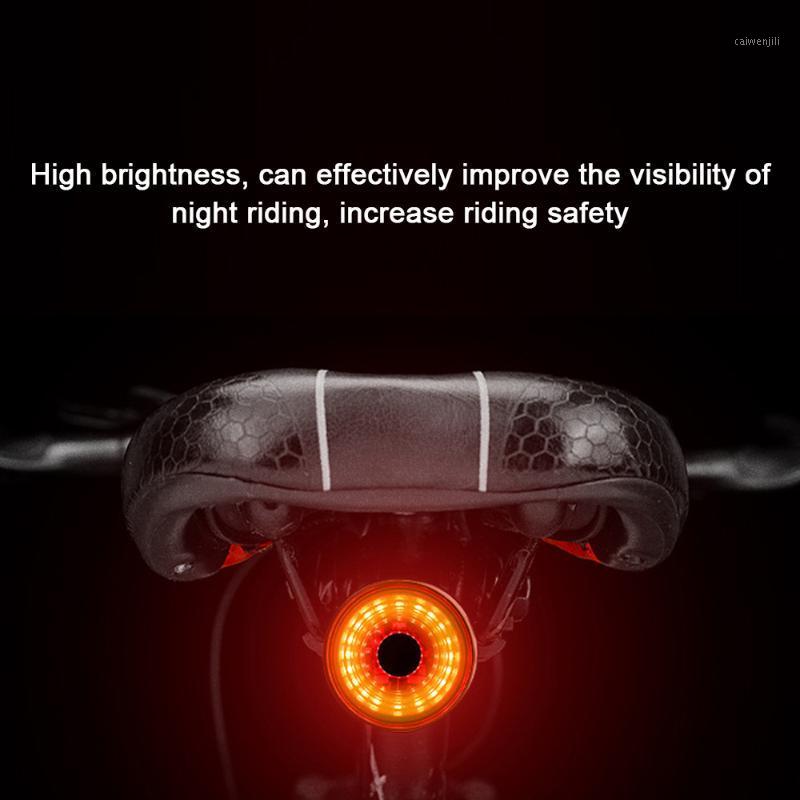 

Bicycle Tail Lamp Intelligent Tail Lamp Mountain Bike Induction Night Riding Road Bike USB Chargings Riding Accessorie1