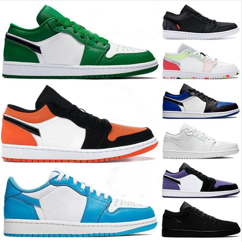 

new 1 high og men women basketball shoes 1s jumpman travis low shattered backboard Washed Denim UNC mens trainers sports sneakers 5.5-11