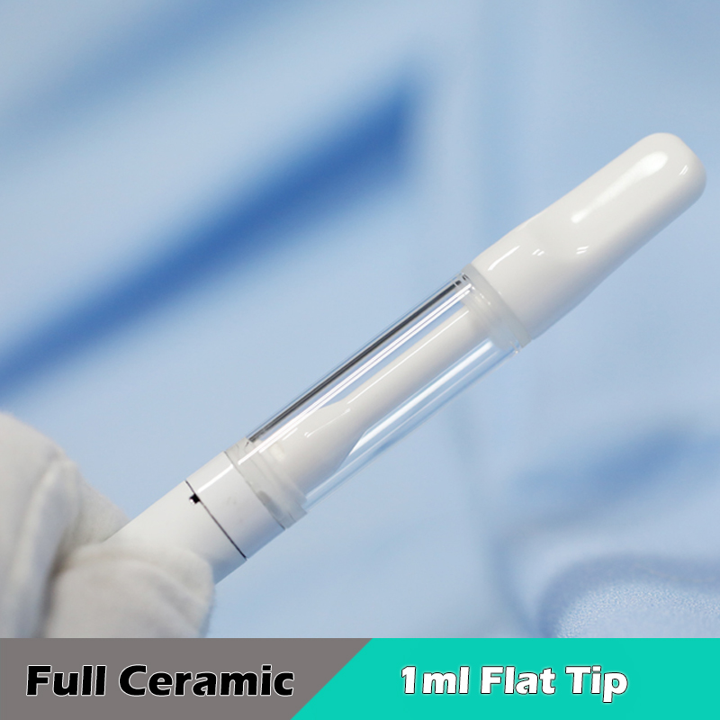 

1ml full ceramic vape carts ceramic coil heating 510 thread disposable cartridge thick oil full ceramic 1g vape cart