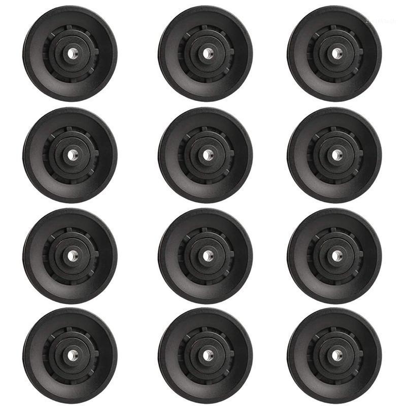 

12Pcs 90mm Universal Bearing Pulley Wheel for Cable Machine Gym Equipment Part Garage Door1