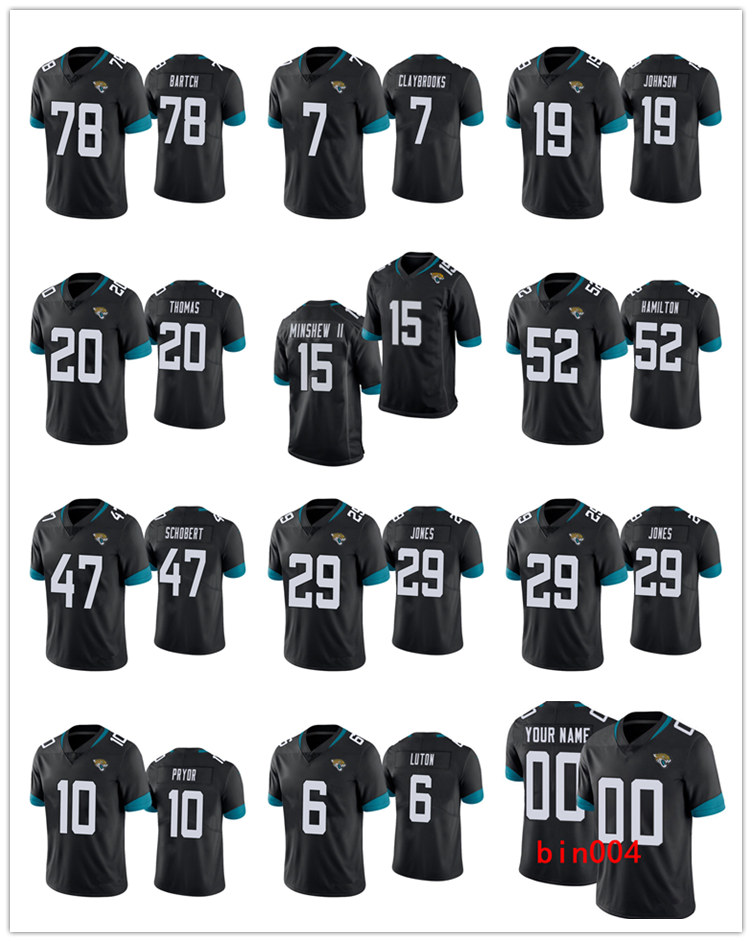 

JacksonvilleJaguarsMEN WOMEN YOUTH Gardner Minshew Josh Jones Vapor Limited Black football Jersey