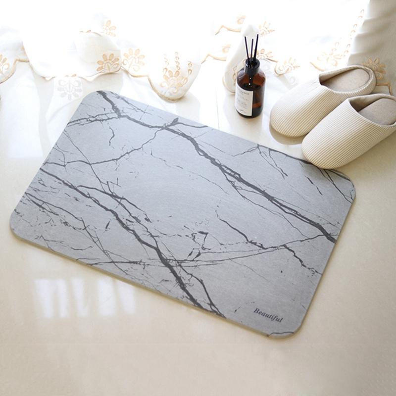 

Modern Bath Mat Bathroom Carpet Water Absorbent Rugs Quick-Drying Floor Mat Wipe Clean Toilet Shower Rugs Home Doormat Decor