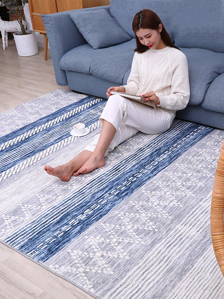 

Nordic Style Carpets For Living Room Home Light Luxury Bedroom Rugs Concise Coffee Table Floor Mat Turkish Decor Study Area Rugs