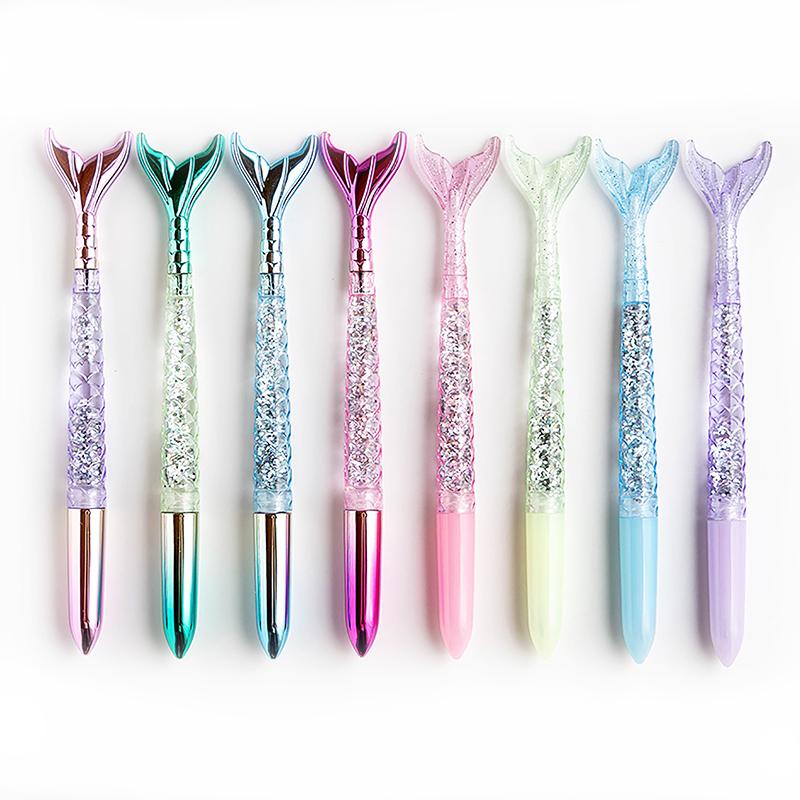 

1 Piece Lytwtw's Cute Gel Pen Kawaii Stationery Office School Supply Sweet Mermaid Girls Colored Quicksand Korea Japanese