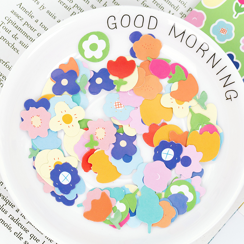 

100pcs/lot Cute Little Bear Stickers Set Cartoon Decoration Scrapbooking Stick Label Diary Album Stationery Stickers stationery