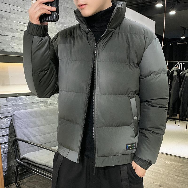 

Cotton-Padded Clothes Men's Coats from Our 2021 New Autumn and Winter Fashion Fashion Cotton-Padded Jacket Casual Loose Padded J, Gray