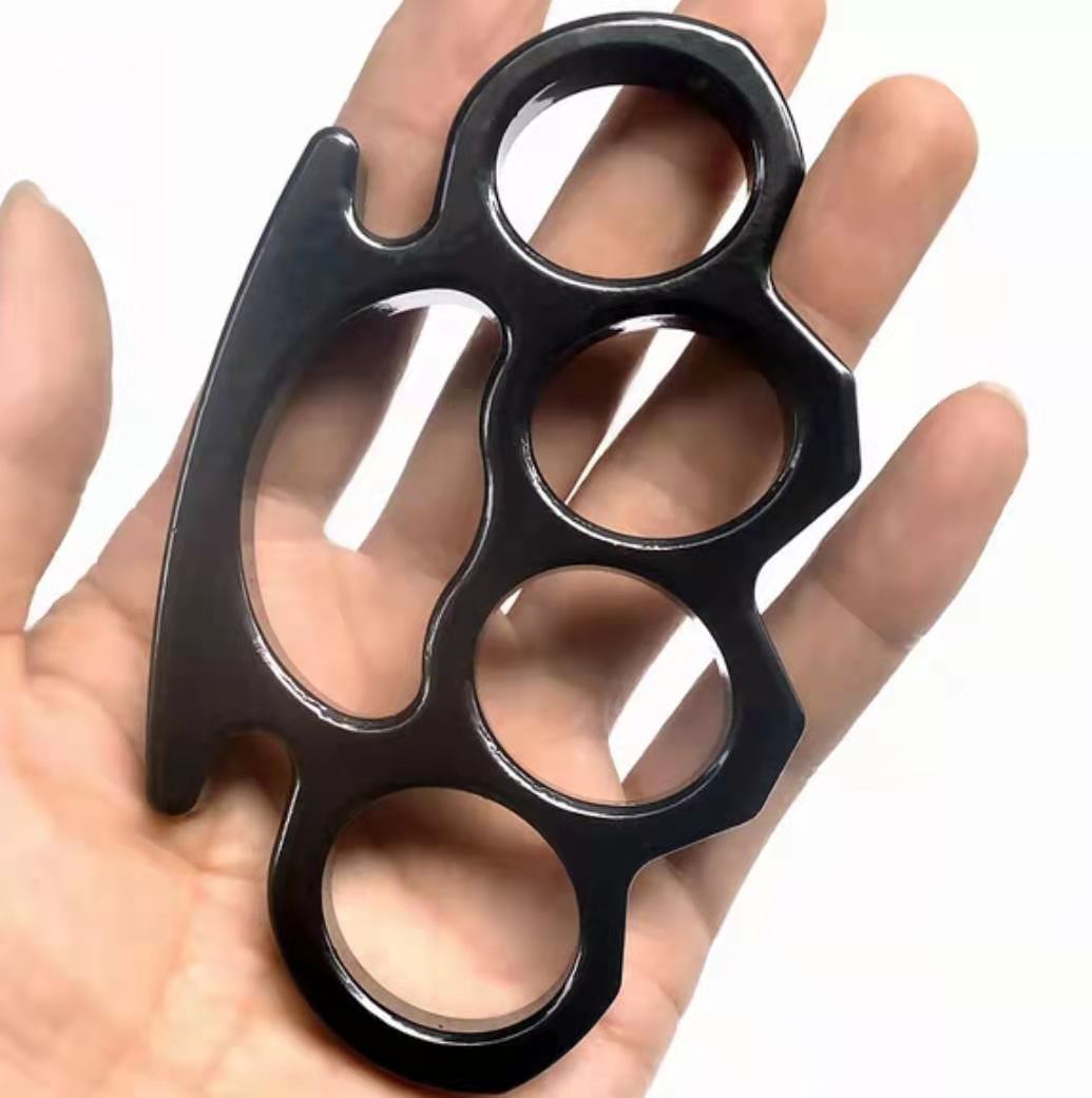 

2pcs Steel Brass knuckle dusters,Self Defense Personal Security Women's and Men's self-defense Pendant Free89