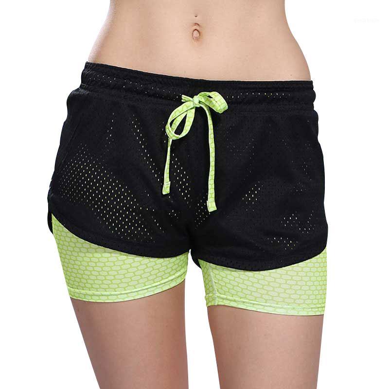 

Womens Running Shorts 2 In 1 Running Tights Short 2020 Fashion Women' Gym Cool Woman Sport Short Fitness Shorts1, Green