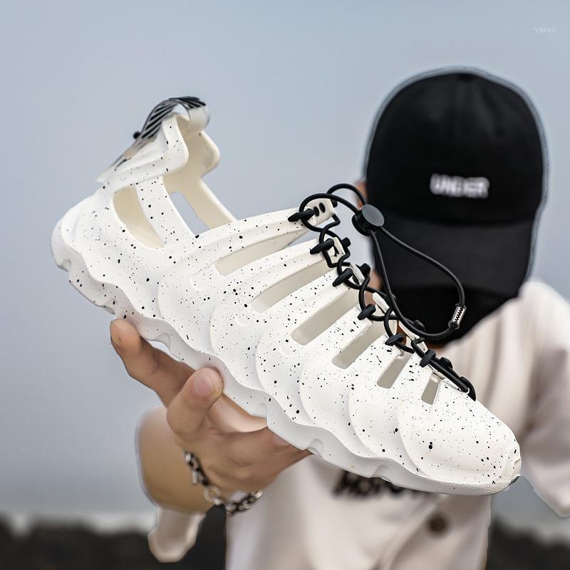 

Men Sandals Summer Fashion Men Shoes Comfortable Soft Bottom Sandals Roman Outdoor Walking Wading Sneakers Footwear1, Beige 191