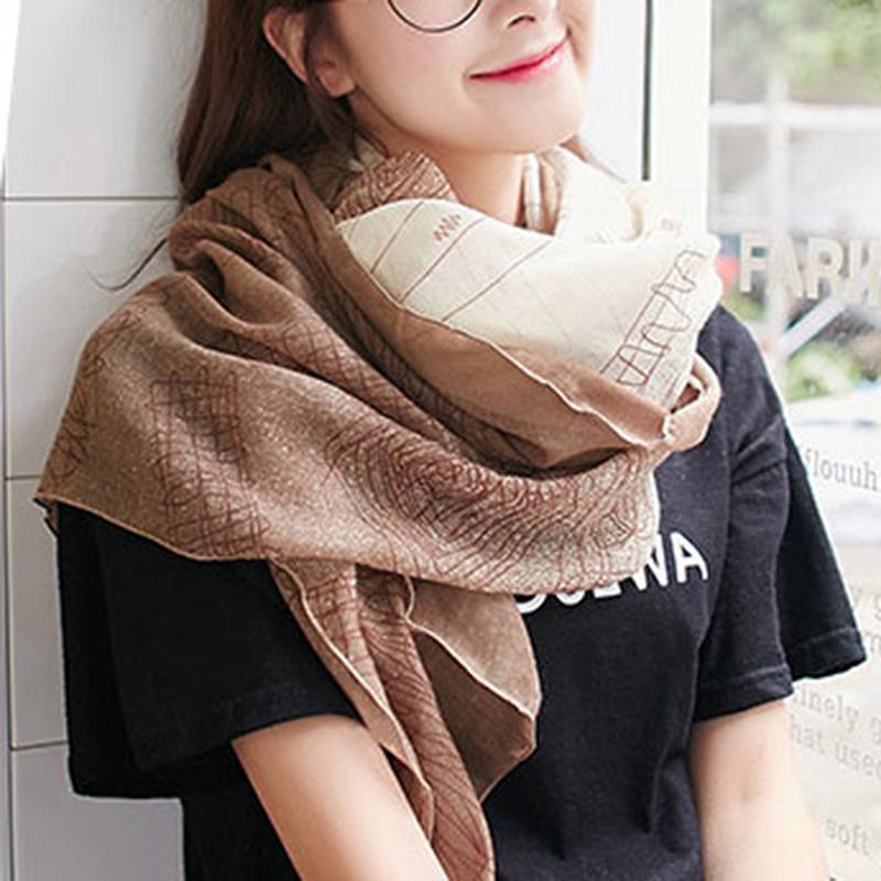 

Scarves Women 2021 Scarf Head Scarf Ladies Green Bufanda Hombre Print Cotton Bandana