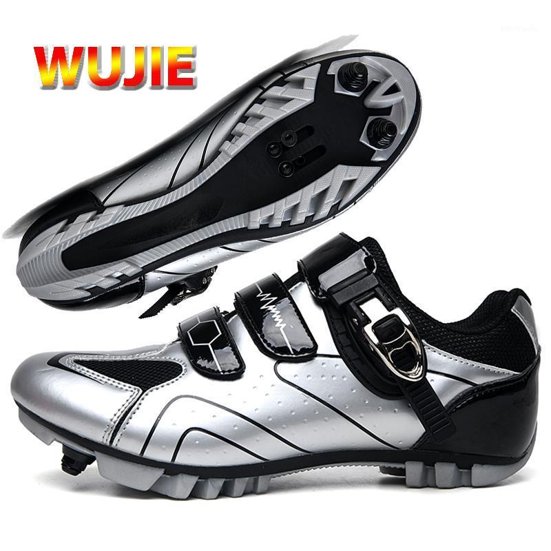 

Women Professional Road Bicycle Shoes Self-Locking Mountain Bike Shoe Outdoor Sapatilha Ciclismo Cycling Shoes Men Sneakers37-461, Green
