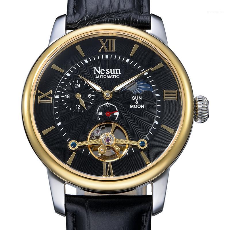 

Nesun Skeleton Tourbillon Switzerland Watch Men Automatic Self-wind Men's Watches Sapphire Waterproof clock N9031-31, Item 2