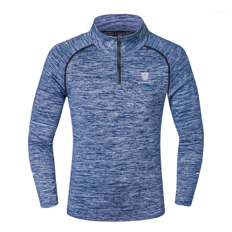 

Quick Drying T-shirt Male Long Sleeve Sports Tops Sportswear Men Fitness Outdoor Running Mountaineering Clothing Training Shirt1, Blue