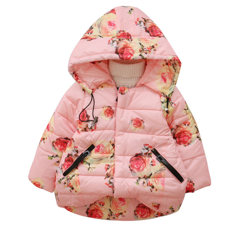 New Winter Newborn Baby Cotton Girls Coats & Jackets Casual Baby Warm ...