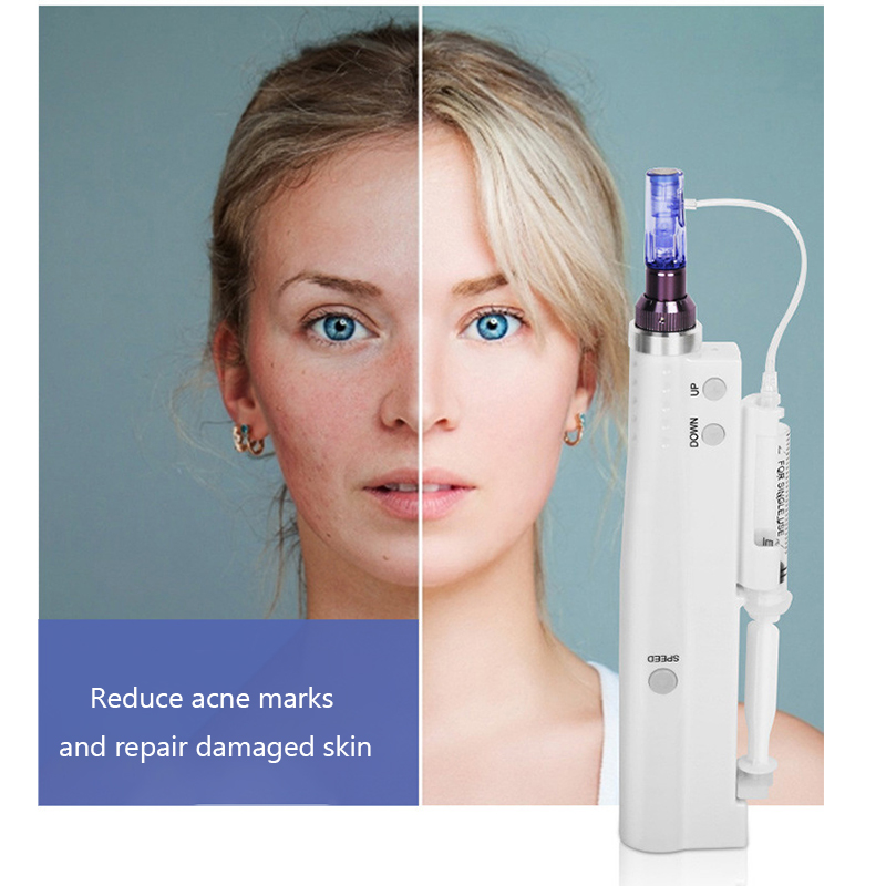 

USA stock Micro Needle Therapy Anti Wrinkles Skin Care Noninvasive Skin Tightening Nebulizer Injection Pen Beauty Equipment