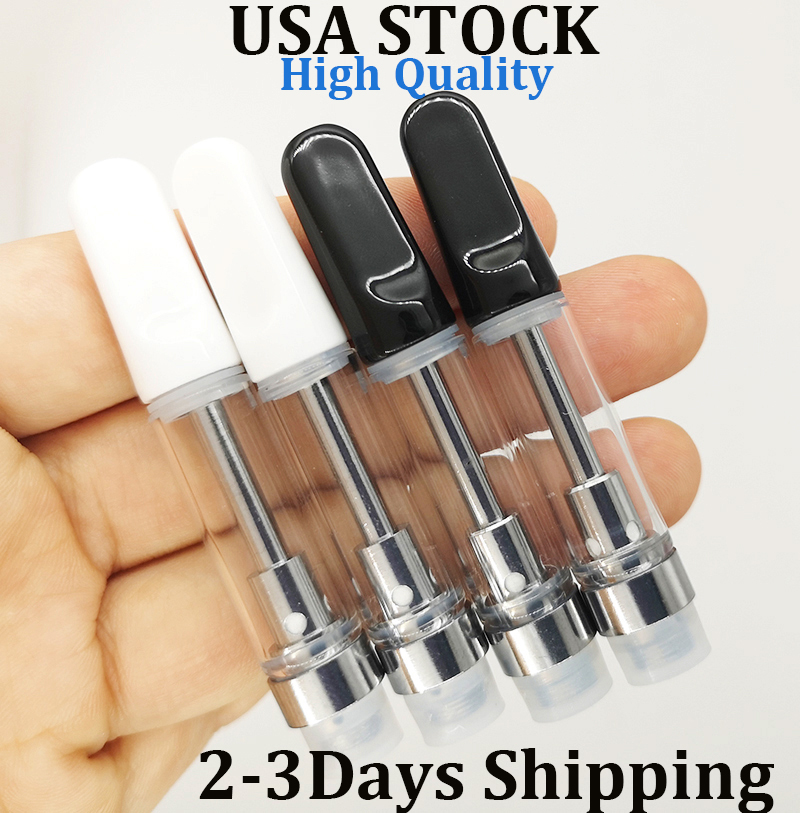

Vapes Cartridges Empty Vape Pens Disposable E cigarette Ceramic Atomizer USA STOCK 510 Thread Carts 1.0ml Glass Thick Oil tank electronic-cigarettes new-box
