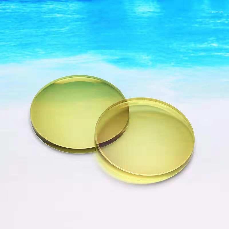 

Driver Yellow Glasses Lens 1.56 Photochromic Anti blue light Myopia Astigmatism Optical Prescription Resin Lens Night vision1
