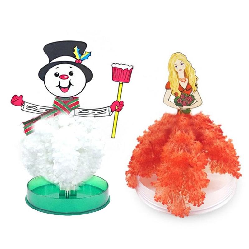 

Magical Growing Crystal Christmas Tree Funny Christmas Beautiful Gorgeous Ornament For Toys Girls Novelty Holiday Gift