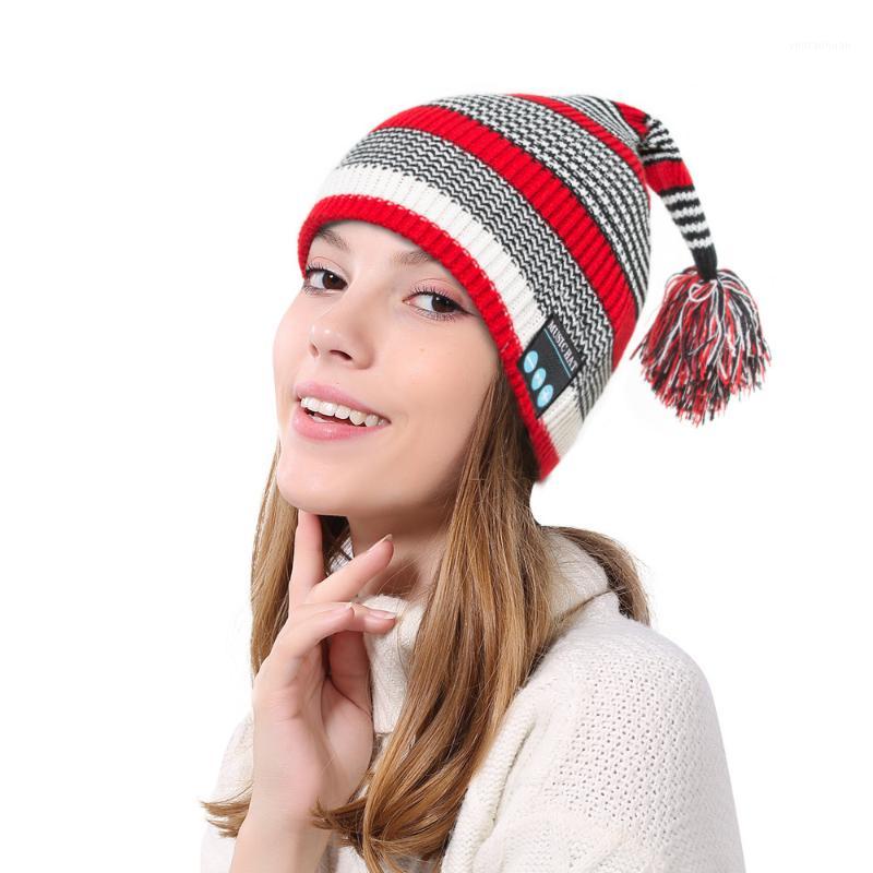 

Bluetooth Wireless Smart Christmas Beanie Christmas Sweater Hat Beanie Light Up Knitted Hat for Children Adult B11