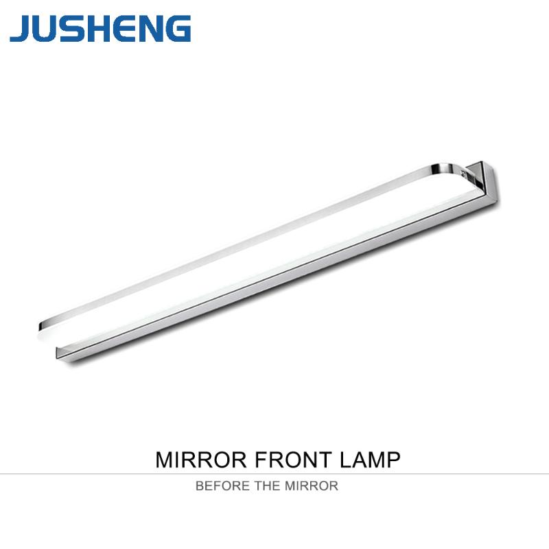 

JUSHENG Modern LED Bathroom Lamps Round Acrylic Top Mirror Lights 14W 62CM 110-240V AC