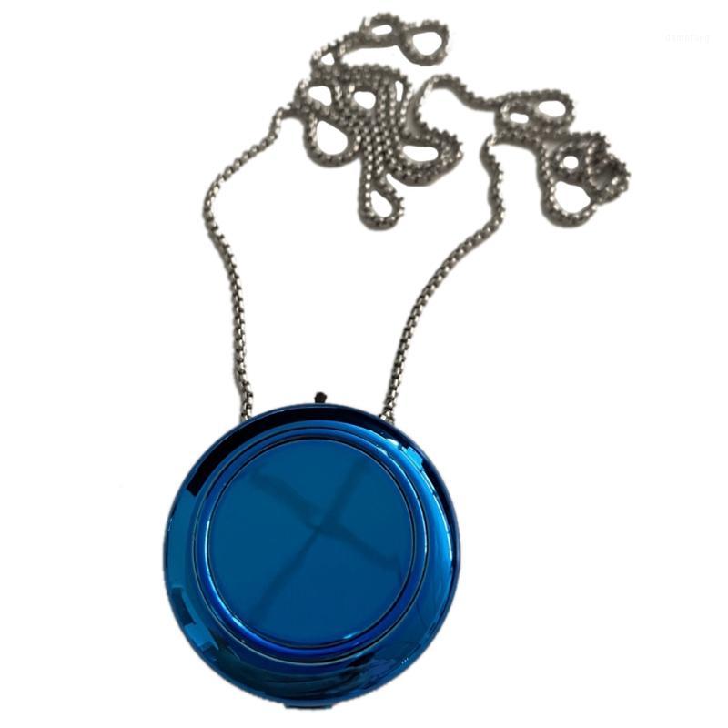 

Wearable Air Purifier USB Portable Personal Necklace Negative Ion Air Purifier Freshener Blue1