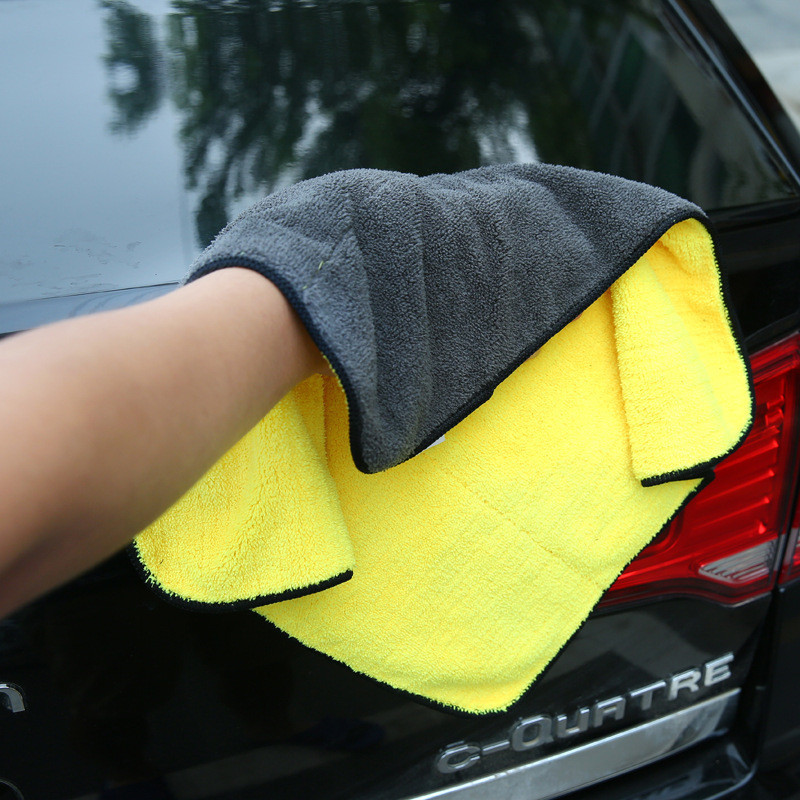 

Car Care Polishing Wash Towels Plush Microfiber Washing Drying Towel Strong Thick Plush Polyester Fiber Car Cleaning Cloth 4.7 New Arrive