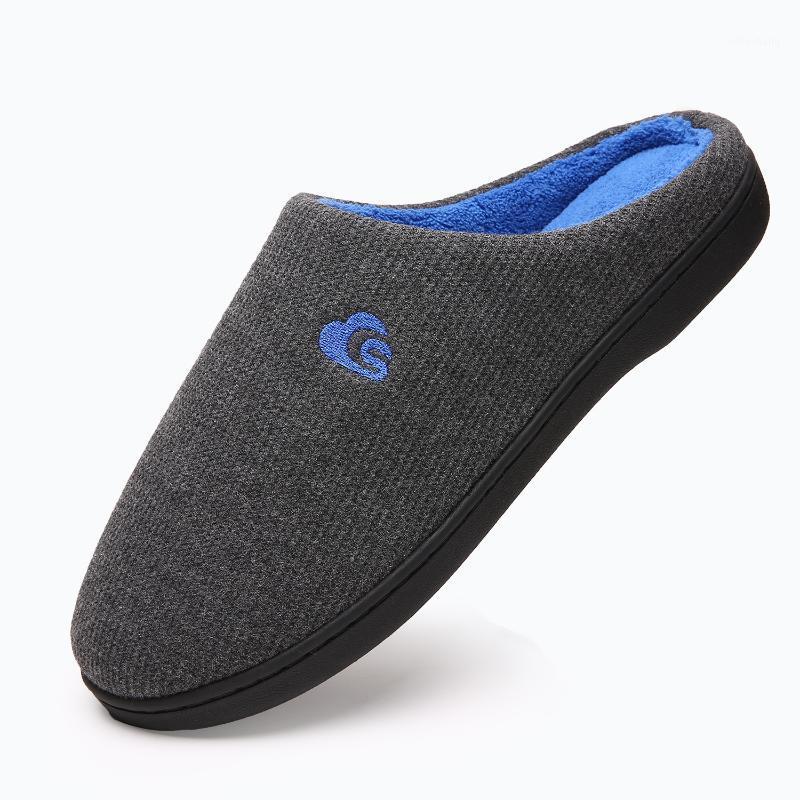 

Men Winter Slippers Warm Home Indoor Cotton Slippers Soft Men Non Slip Floor Shoes Couple Slides For Bedroom Pantoufles De Coton1, Light gray