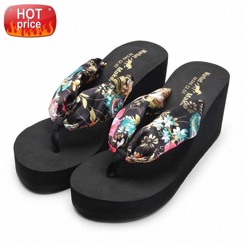 

Ladies Comfy High Heel Slides Women Slippers Woman Sandals Flats Wedges Women Slippers Sandals Shoes Open Toe Beach Shoes #kv4P, White