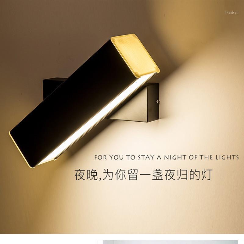 

sitting room lamps and lanterns of bedroom the head of a bed the Nordic hotel rotating wall lamp dimming reading1