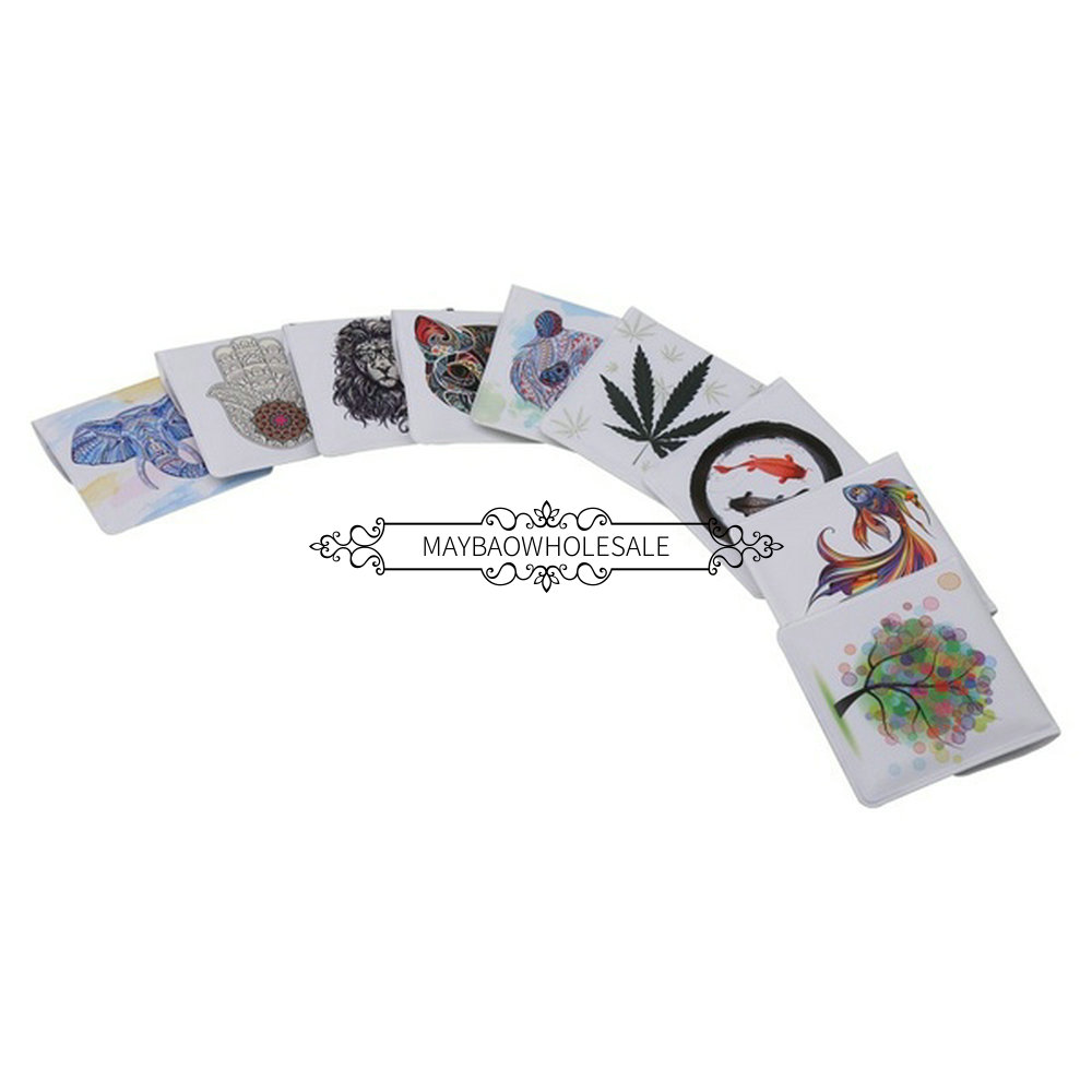 

Cute Portable Pocket Ashtray Pouch Fireproof Butt Pouch Odor-Free Assorted Design