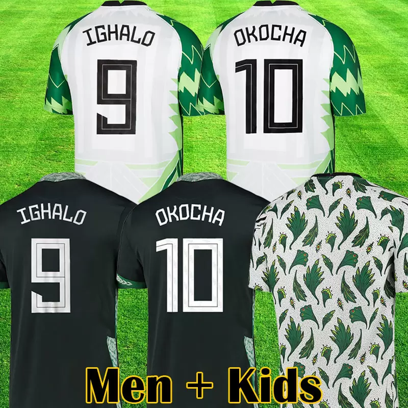 

2021 IHEANACHO Soccer jersey 20 21 Home Away MOSES OKOCHA AHMED maillot de foot kits MUSA MIKEL IHEANACHO Football shirt Men + Kids