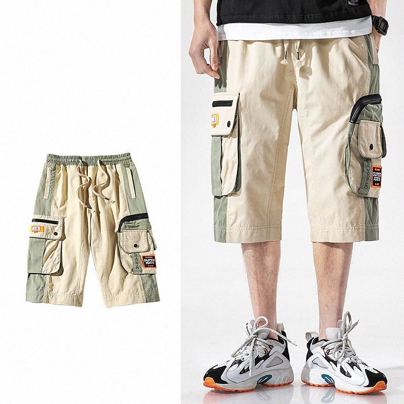 

men's Casual / Sporty Athleisure Shorts Drawstring Pocket Knee Length Pants Sport Daily Inelastic Solid Colored Breathable Outdoor Mid Waist ArmyGreen A5dl#