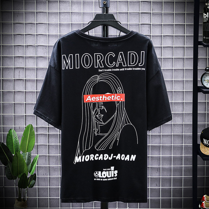 

Man's T-shirt Men 2020 Summer Black Graphic Oversized Hip Hop Japanese Streetwear Harajuku Tshirt Male T Shirt Men kg-27, Black t-shirt men