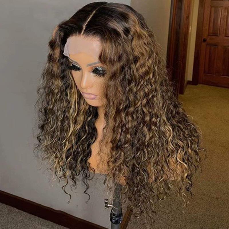 

New Cap 13x6 Lace Front Human Hair Wig Natural Scalp Remy Brazilian 150/200/250 THick Density Pre -Plucked Lace Front Wigs, Natural color