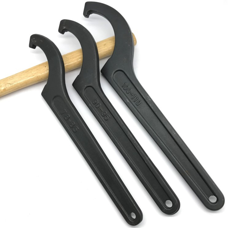 

Multipurpose round Wrench 22-52mm C Type Key Square head series round nut hook spanner car Motorcycle Repair hand Tools